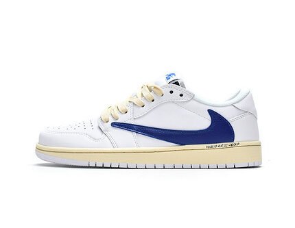 Travis Scott x Air Jordan 1 Low White Blue DH68369-186